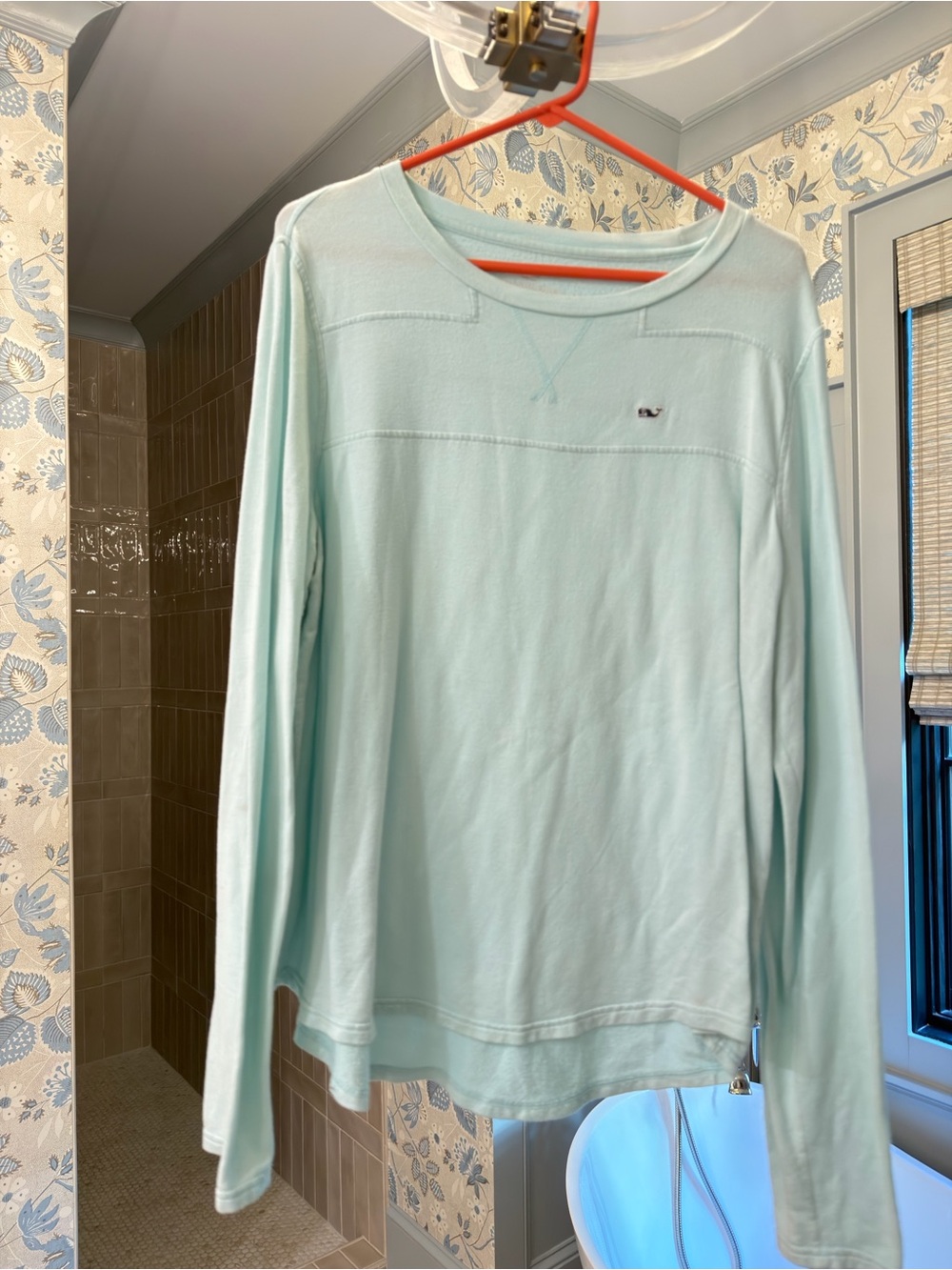 Vineyard Vines Light Aqua Crewneck Sweater